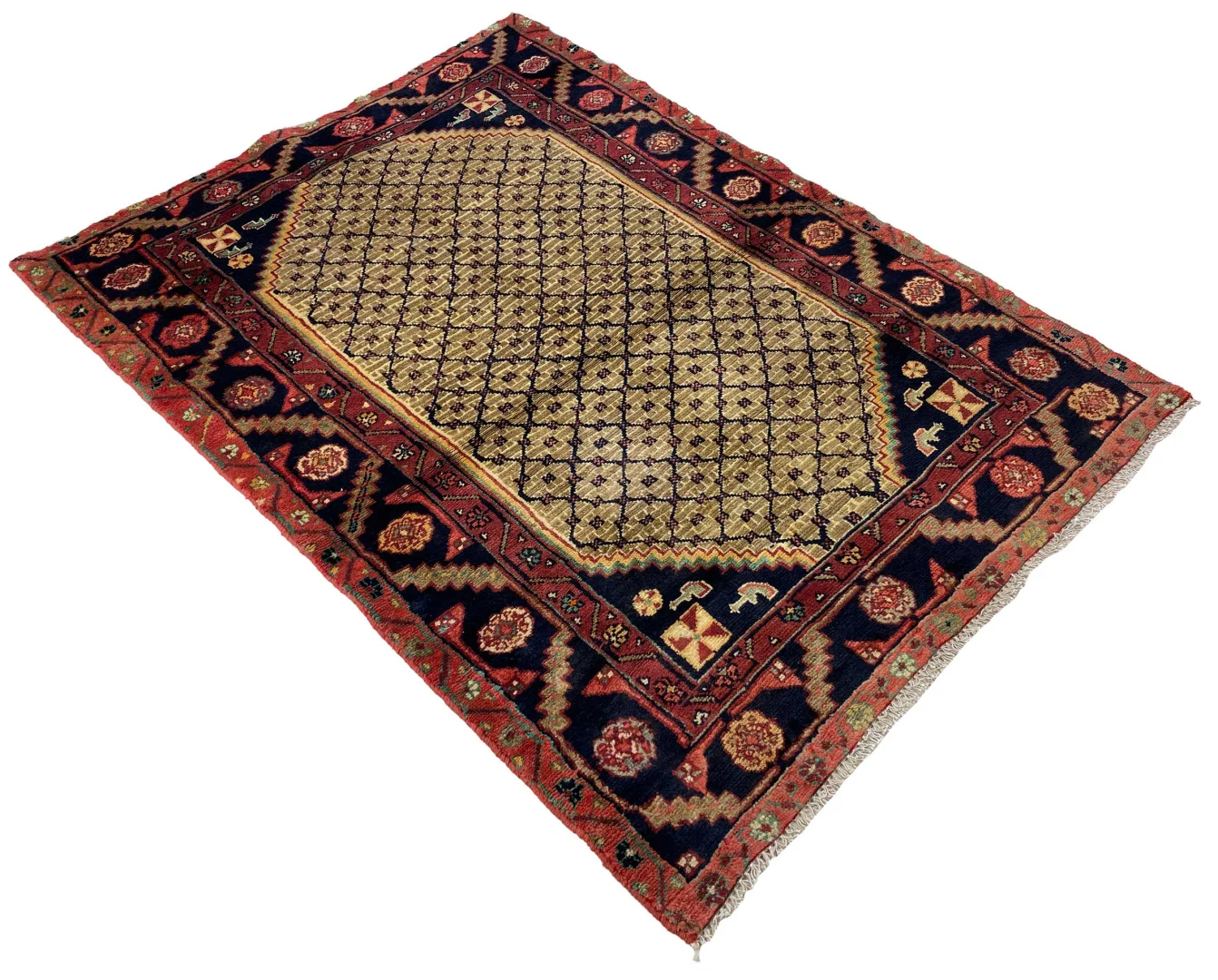 Persian Rug Hamadan 144 x 107 cm Wool Hand-knotted
