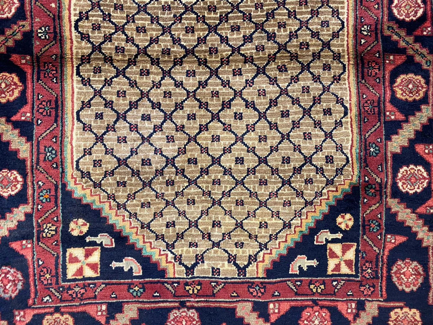 Persian Rug Hamadan 144 x 107 cm Wool Hand-knotted