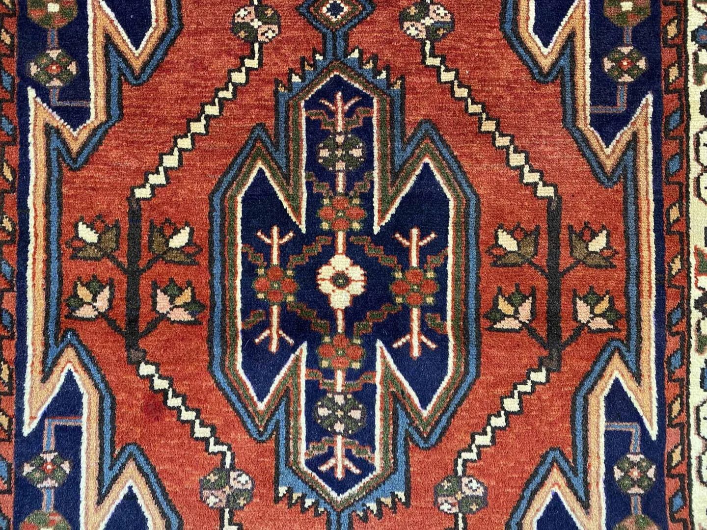 hamadan-teppich-154x113-cm-100000-knoten-handgeknupft-fur-teppiche-5 Persian Rug Hamadan 154 x 113 cm Wool Hand-knotted