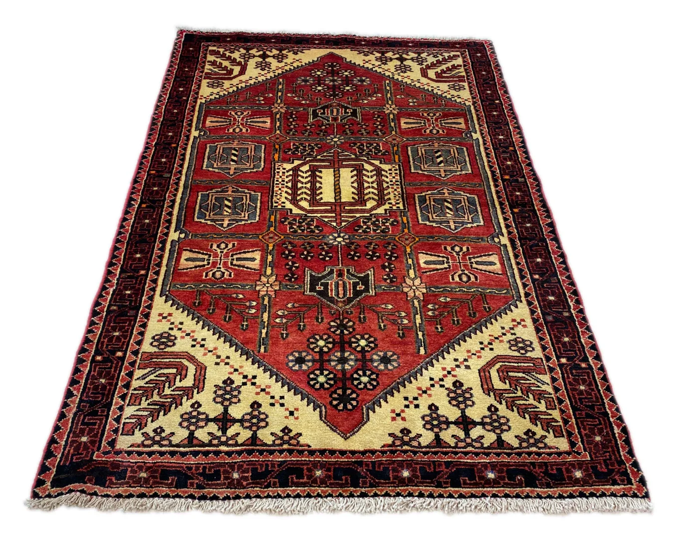Persian Rug Hamadan 160 x 107 cm Wool Hand-knotted