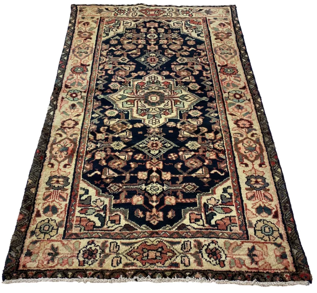 hamadan-orientteppich-166-x-98-cm-handgeknupft-fur-teppiche-1 Oriental Rug Hamadan 166 x 98 cm Wool Hand-knotted