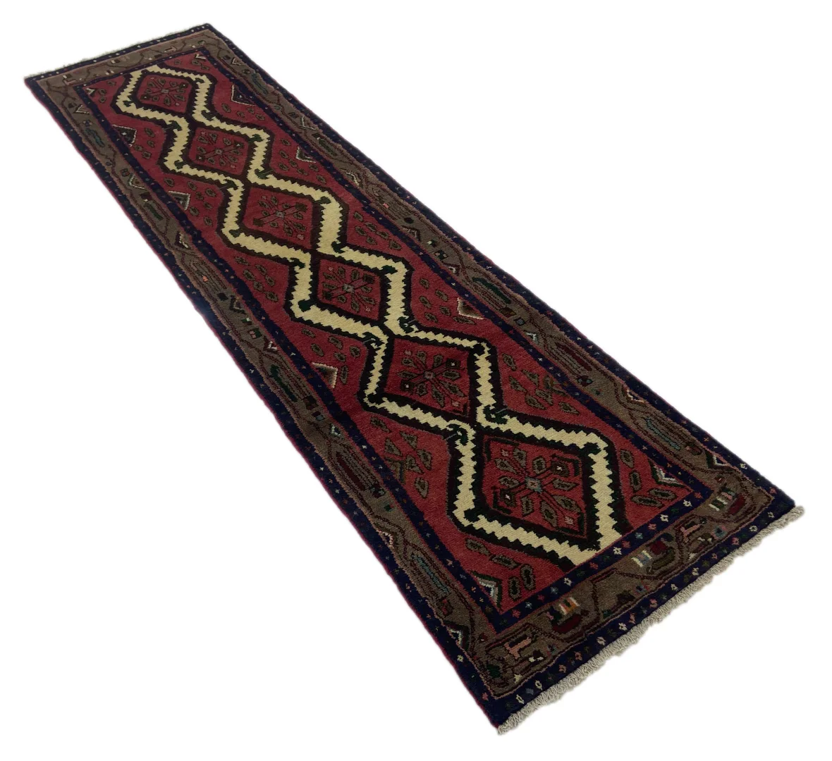 Persian Rug Hamadan 273 x 74 cm Wool Hand-knotted
