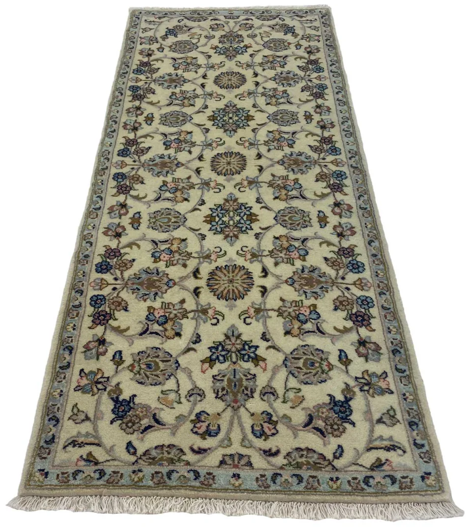 keshan-teppich-210-x-82-cm-150000-knoten-m-handgeknupft-orientteppich-1 Persian Rug Kashan 210 x 82 cm Wool Hand-knotted