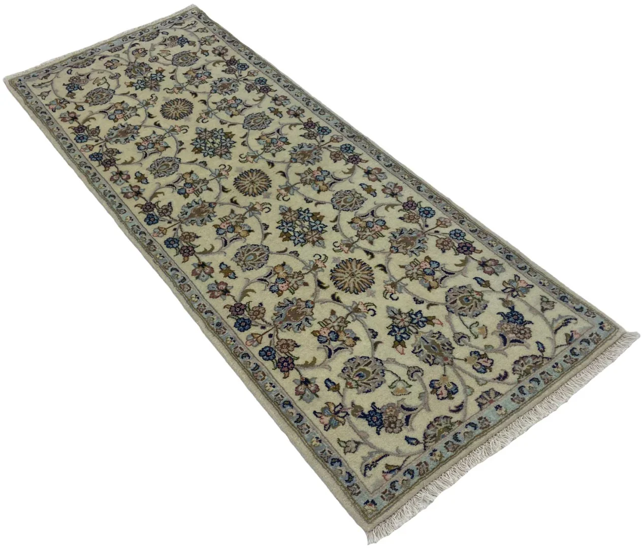 keshan-teppich-210-x-82-cm-150000-knoten-m-handgeknupft-orientteppich-2 Persian Rug Kashan 210 x 82 cm Wool Hand-knotted