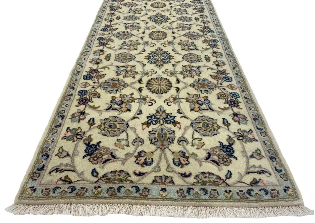 keshan-teppich-210-x-82-cm-150000-knoten-m-handgeknupft-orientteppich-4 Persian Rug Kashan 210 x 82 cm Wool Hand-knotted