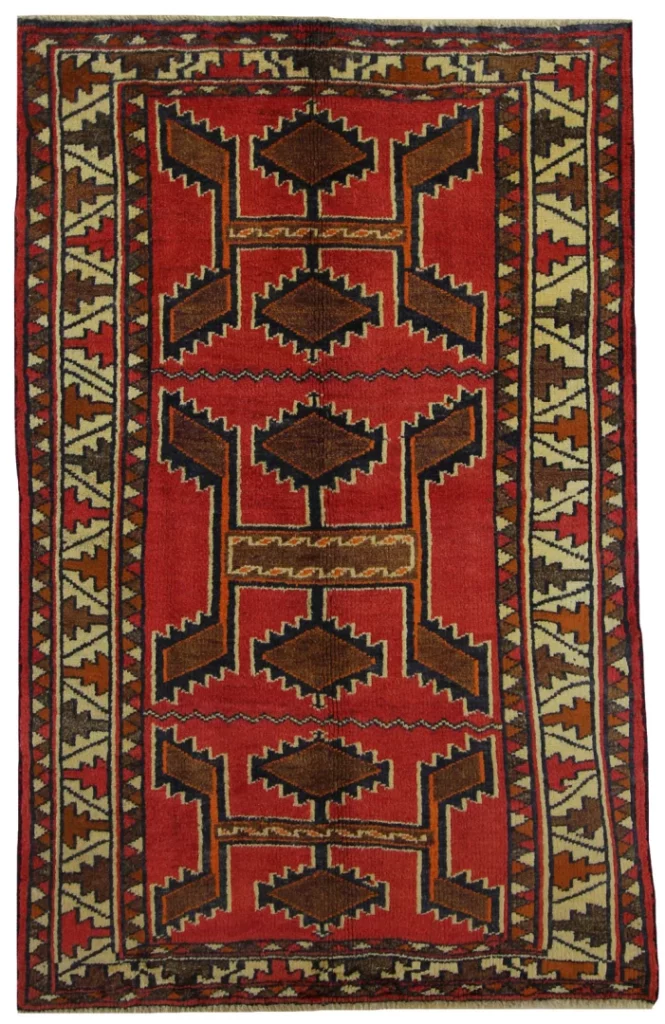 Persian Rug Shiraz 188 x 120 cm Wool Hand-knotted