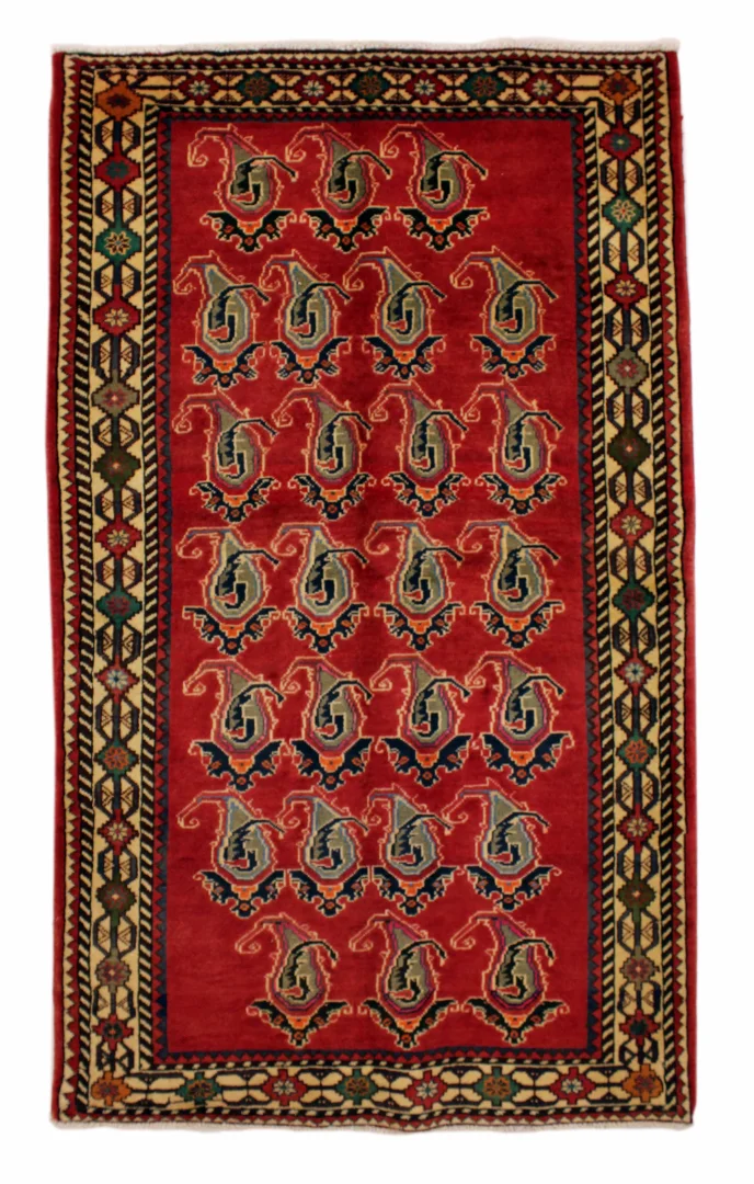 Persian Rug Shiraz 223 x 128 cm Wool Hand-knotted