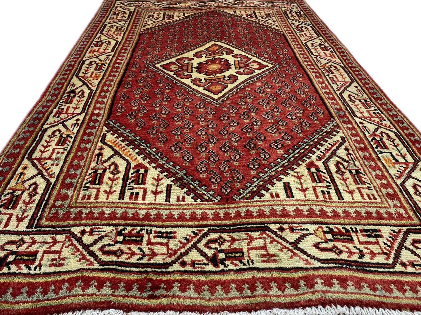 Persian Rug Sarouk 168 x 107 cm Wool Hand-knotted