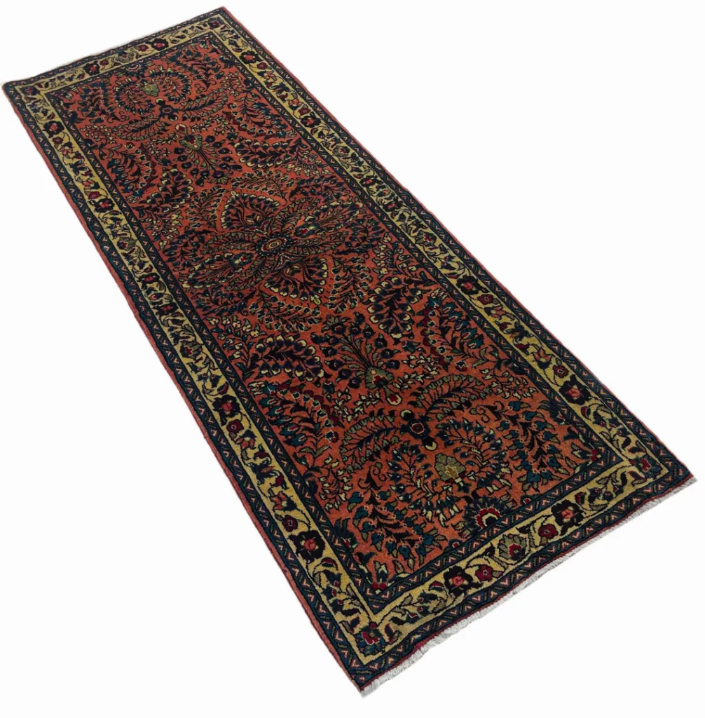 sarough-orientteppich-205-x-78-cm-200000-knoten-handgeknupft-2 Persian Rug Sarouk 205 x 78 cm Hand-knotted