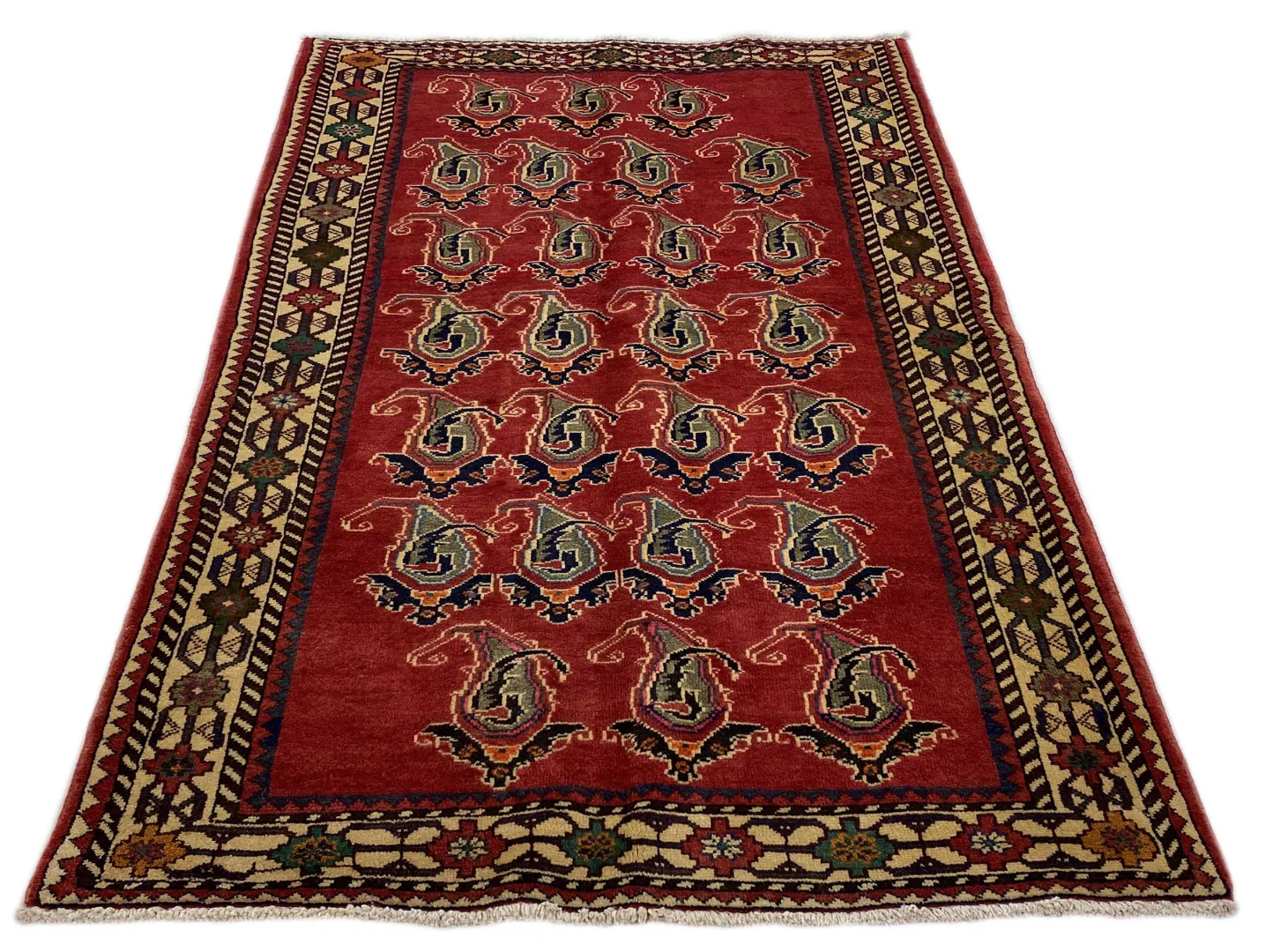 Persian Rug Shiraz 223 x 128 cm Wool Hand-knotted