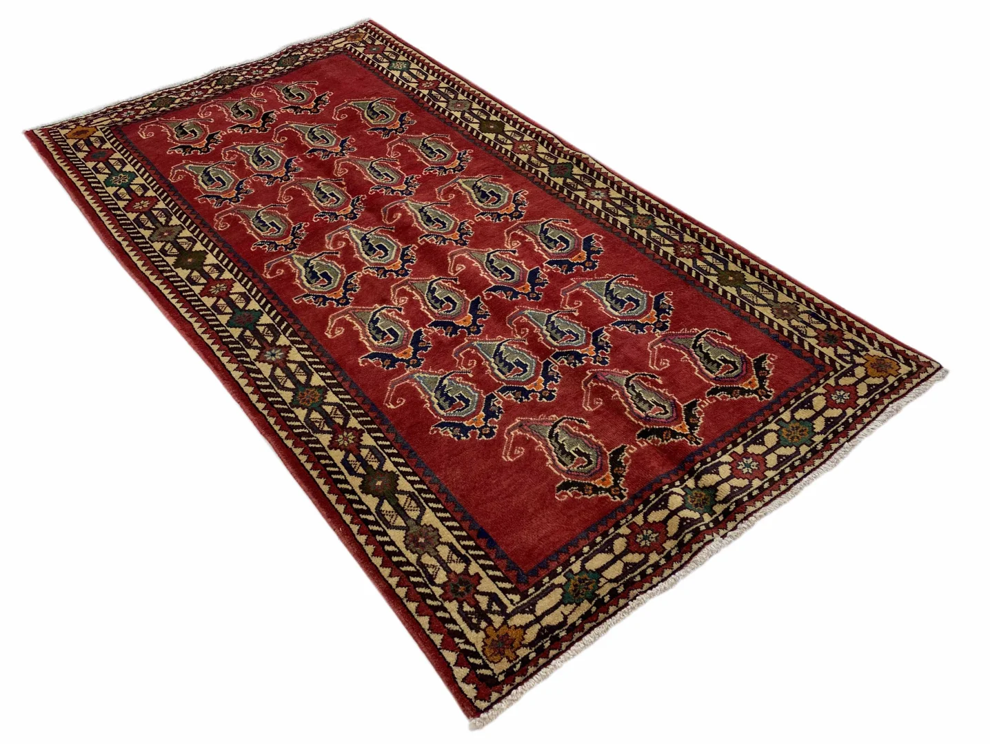 Persian Rug Shiraz 223 x 128 cm Wool Hand-knotted