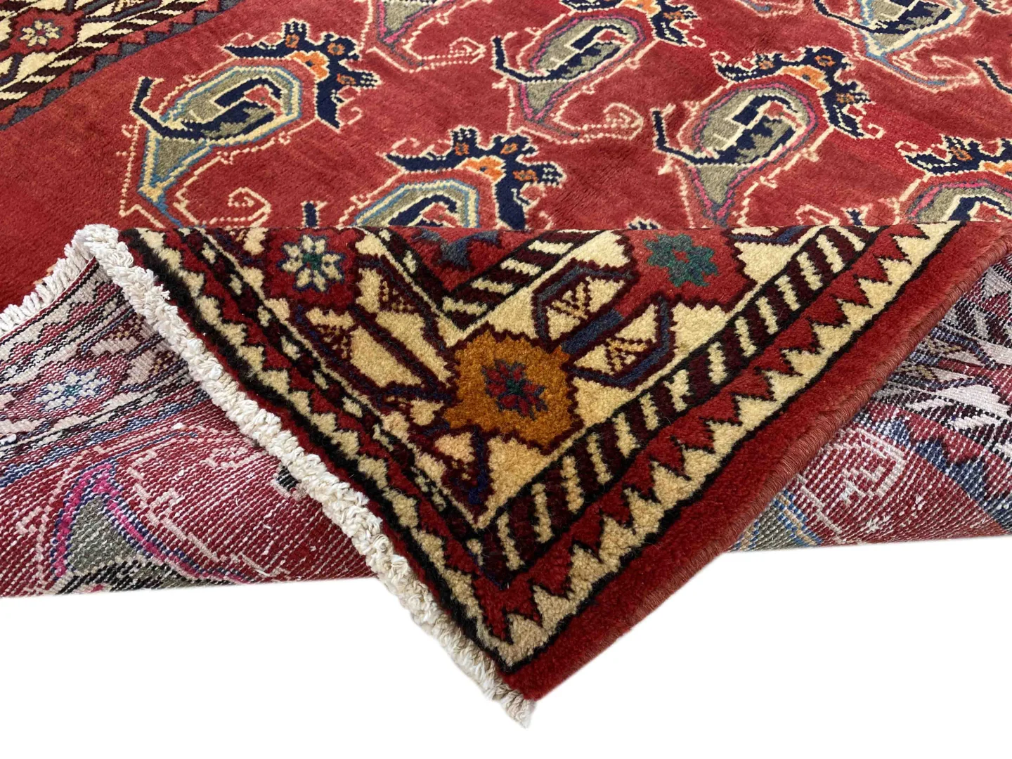 Persian Rug Shiraz 223 x 128 cm Wool Hand-knotted