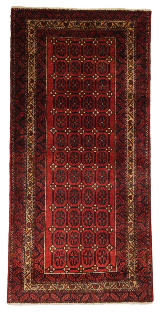 balutsch-orientteppich-173x84-cm-120000-knoten-schmutzabweisend-handgeknupft Oriental Rug Baluch 173 x 84 cm Wool Hand-knotted