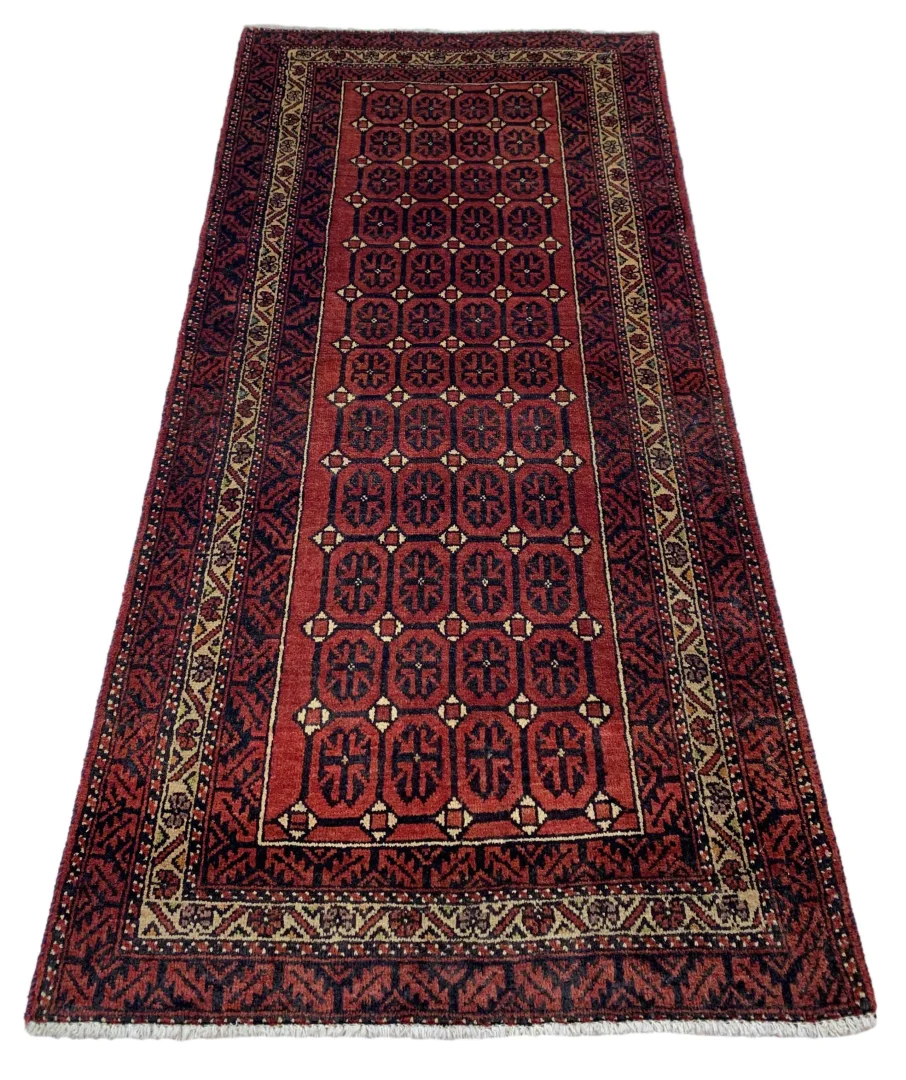 balutsch-orientteppich-173x84-cm-120000-knoten-schmutzabweisend-handgeknupft-1 Oriental Rug Baluch 173 x 84 cm Wool Hand-knotted