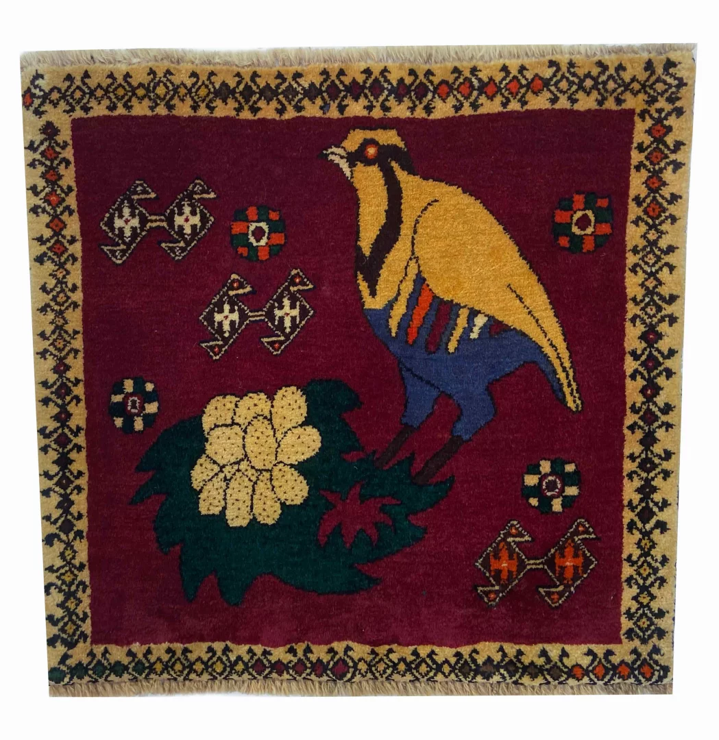 Persian Rug Fars 54 x 57 cm Wool Hand-knotted