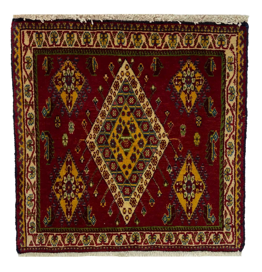 Persian Rug Qashqai 57 x 57 cm Wool Hand-knotted