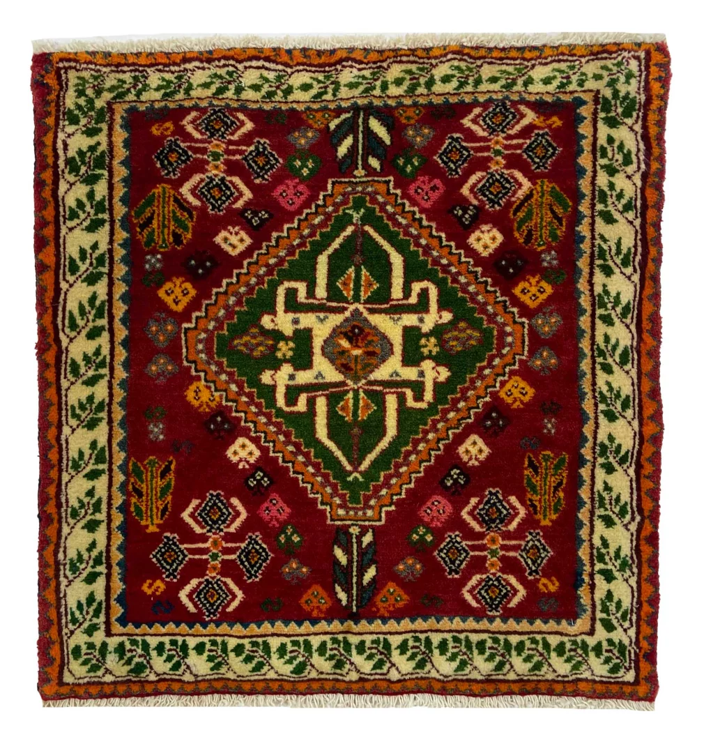 Persian Rug Fars 60 x 57 cm Wool Hand-knotted
