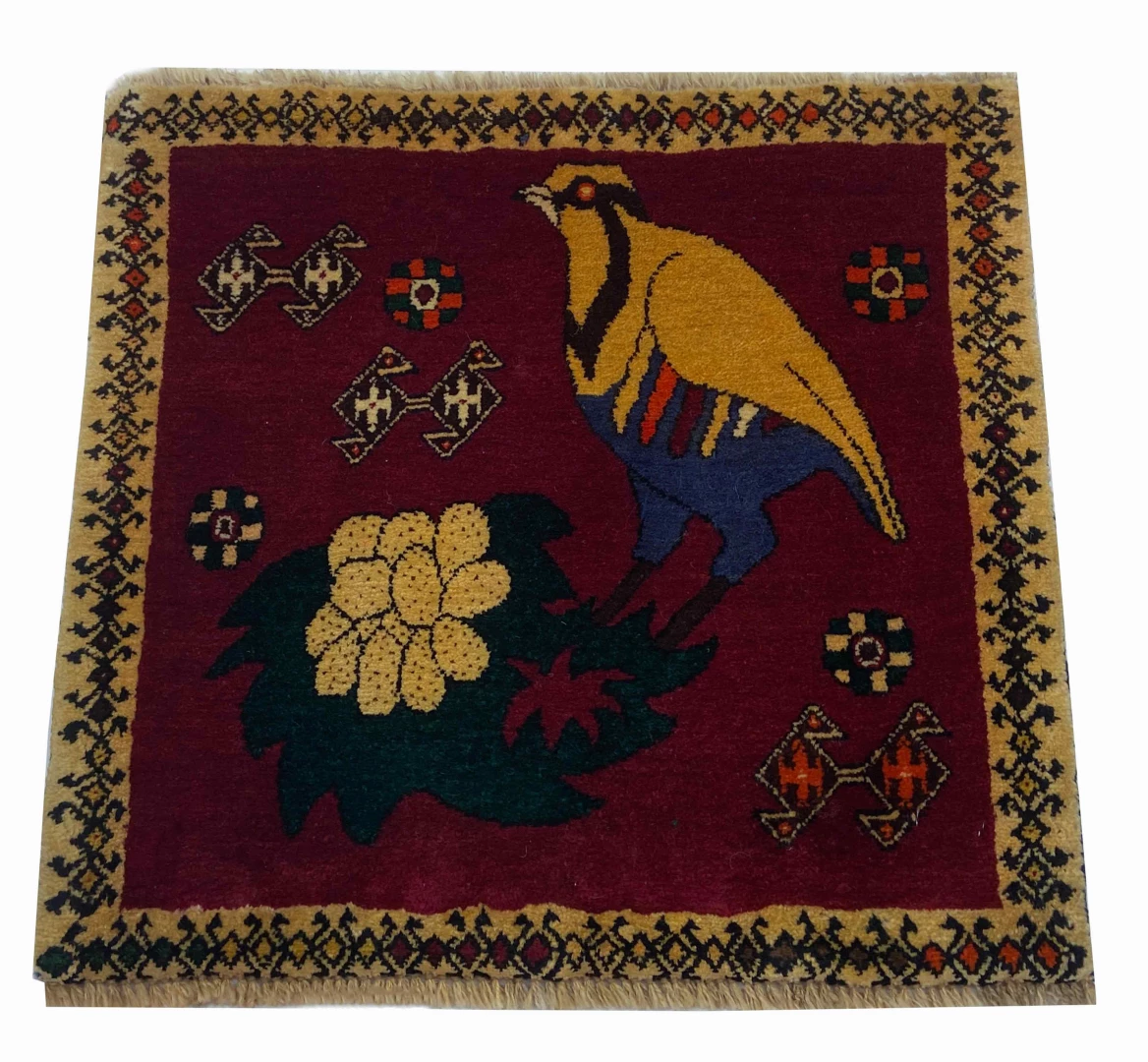 Persian Rug Fars 54 x 57 cm Wool Hand-knotted