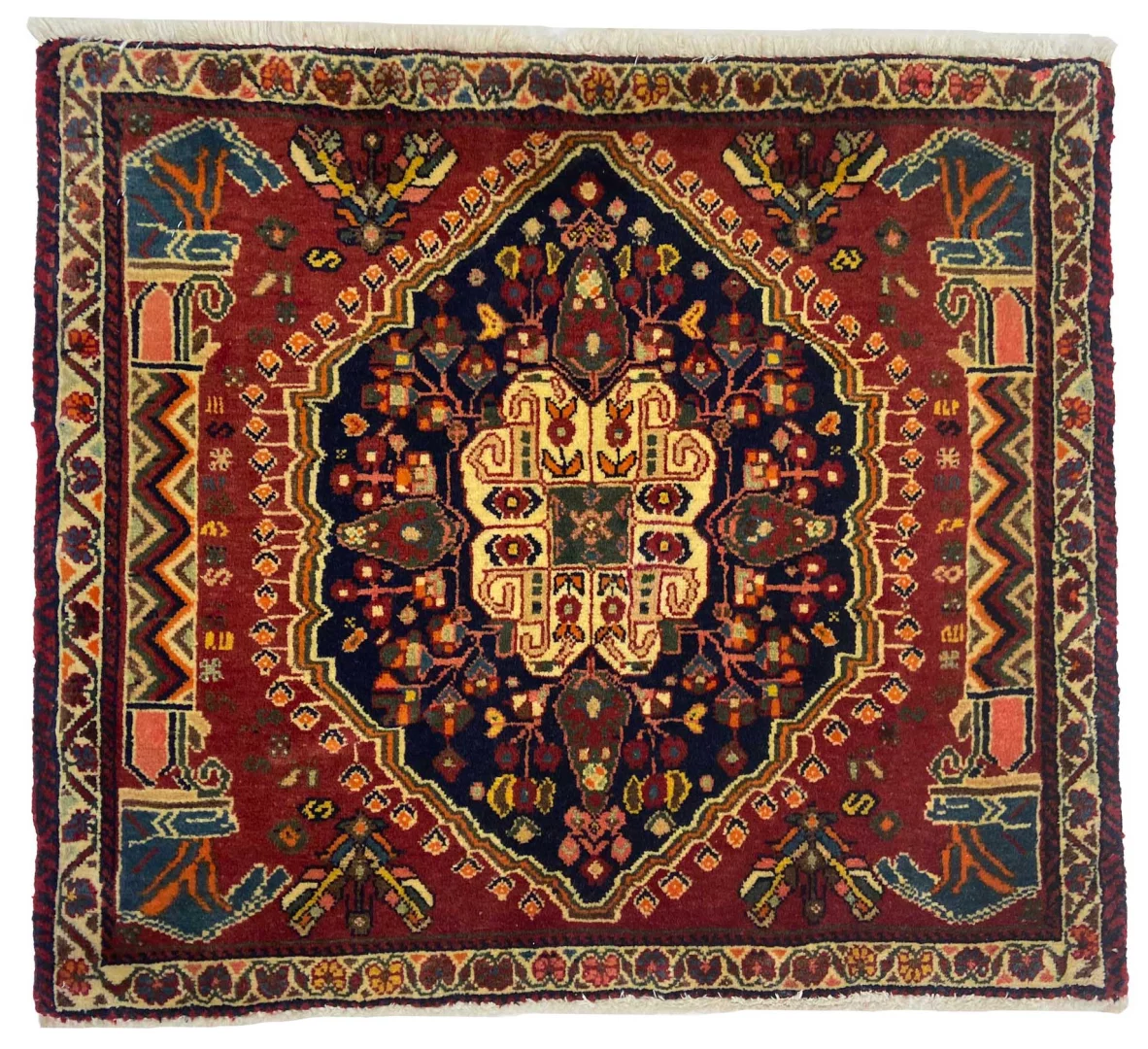 Persian Rug Fars 60x69 cm Wool Hand-knotted