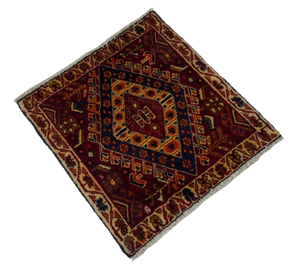 Persian Rug Qashqai 56 x 53 cm Wool Hand-knotted