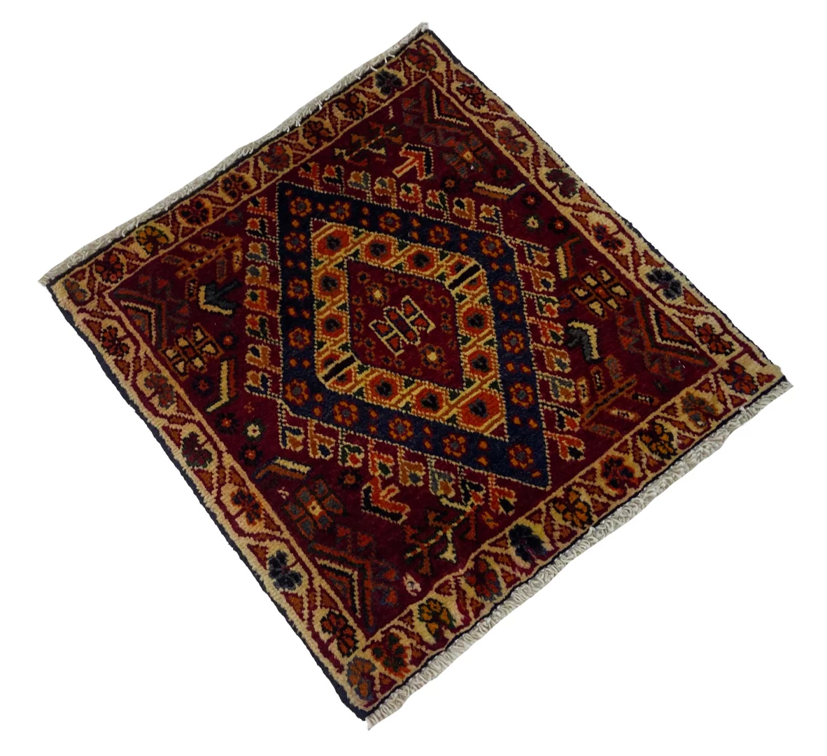 Persian Rug Qashqai 56 x 53 cm Wool Hand-knotted