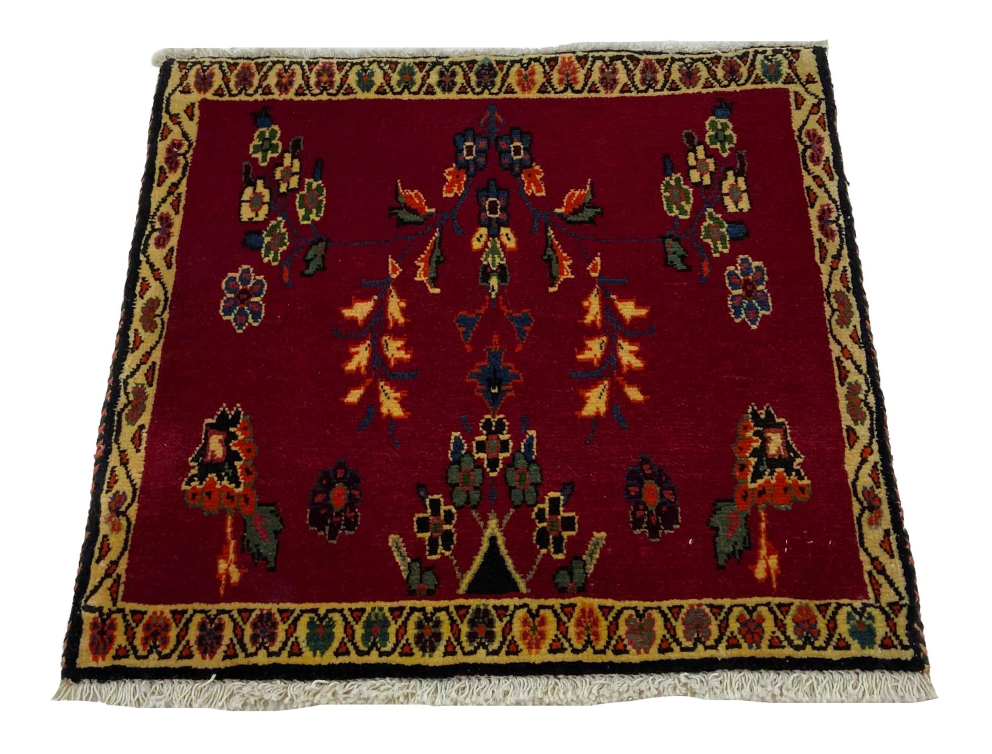 Persian Rug Qashqai 57 x 62 cm Wool Hand-knotted