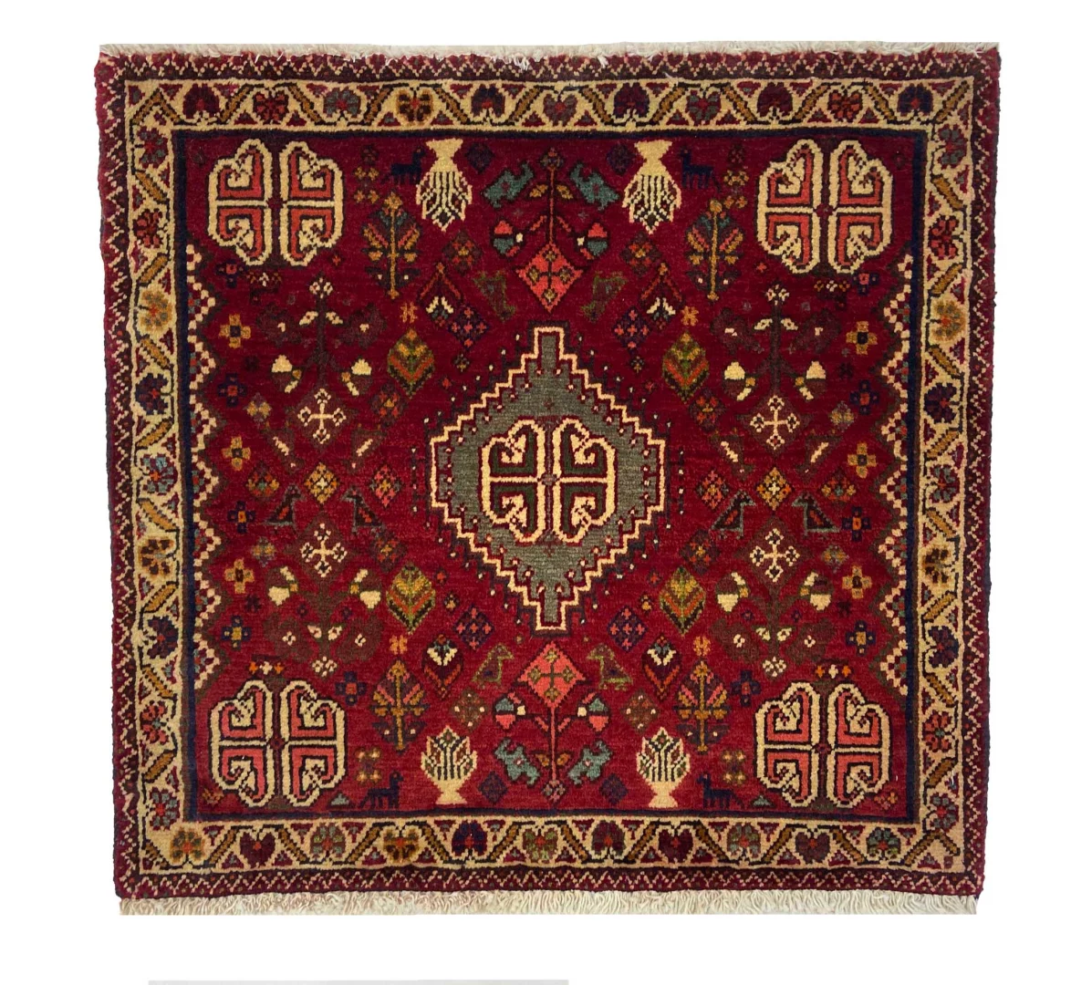 Persian Rug Fars 66 x 66 cm Wool Hand-knotted