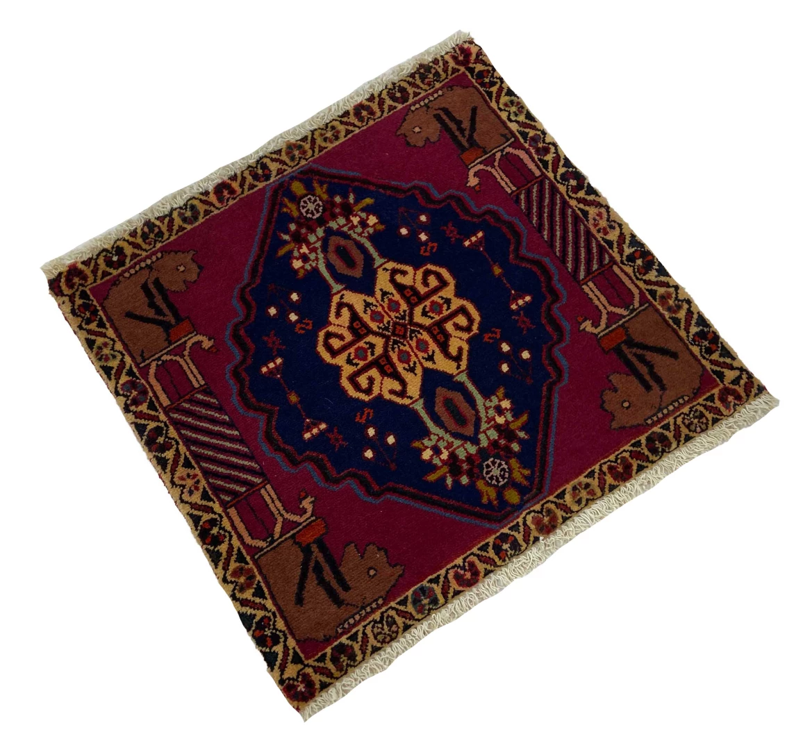 Persian Rug Fars 58 x 62 cm Wool Hand-knotted