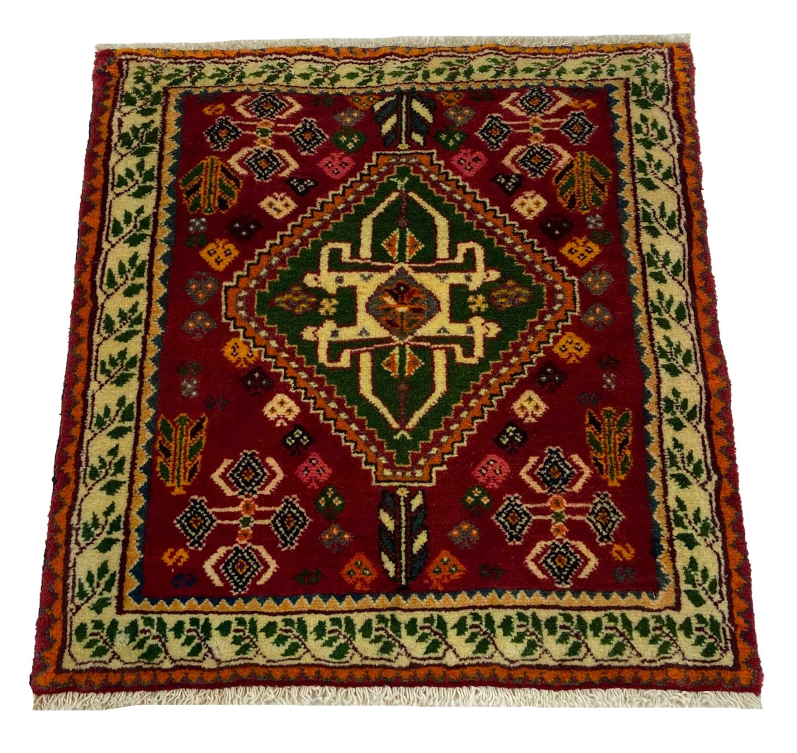 Persian Rug Fars 60 x 57 cm Wool Hand-knotted