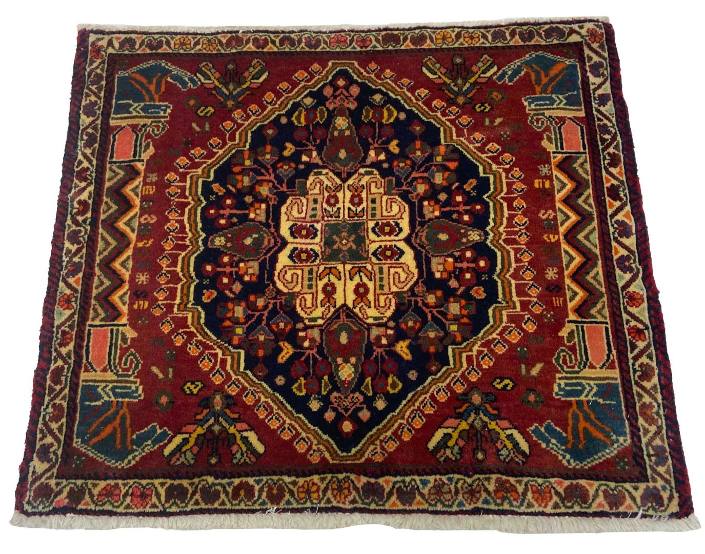 Persian Rug Fars 60x69 cm Wool Hand-knotted