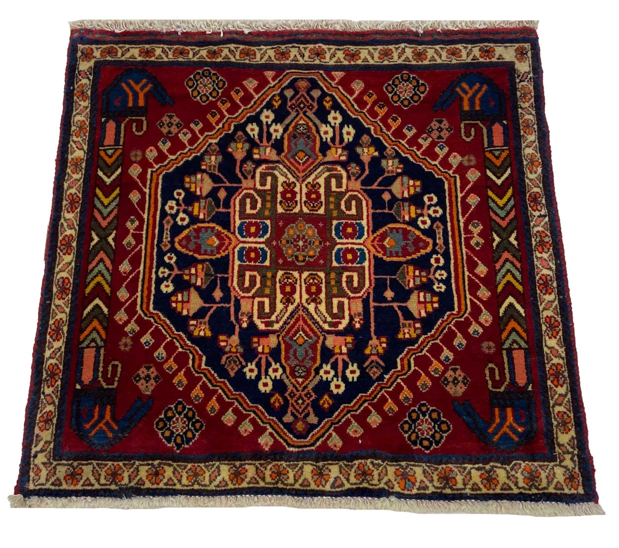 Persian Rug Qashqai 61 x 62 cm Wool Hand-knotted