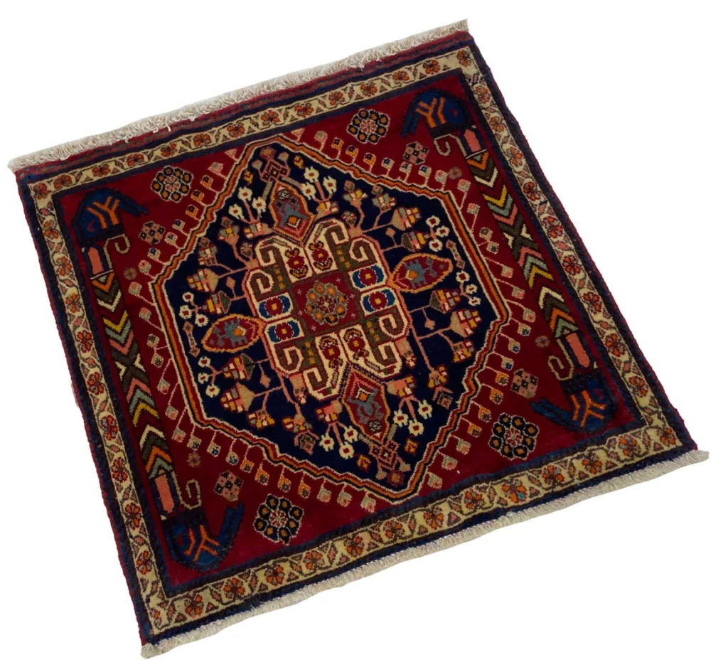 Persian Rug Qashqai 61 x 62 cm Wool Hand-knotted