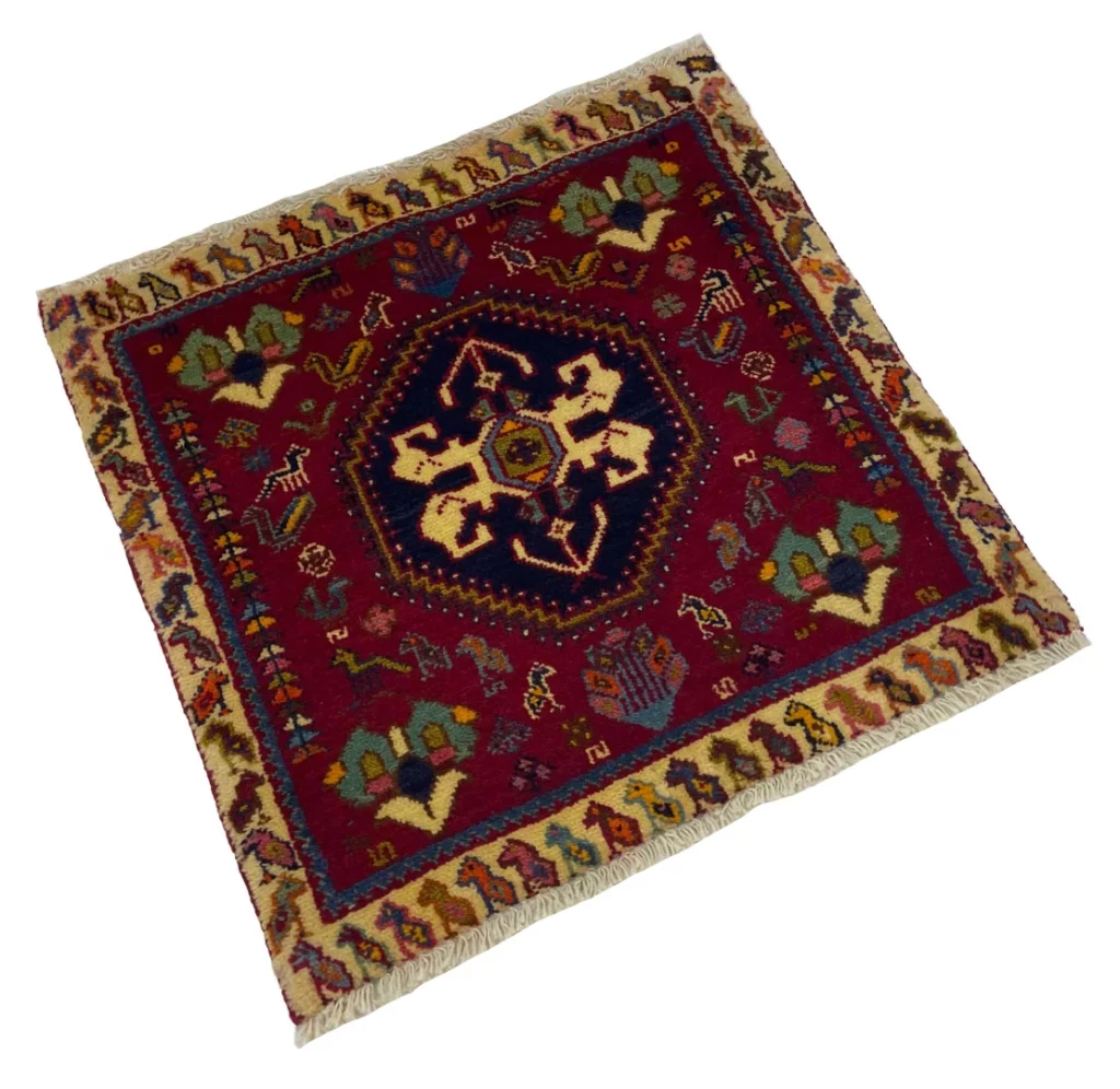 Persian Rug Qashqai 62 x 62 cm Wool Hand-knotted