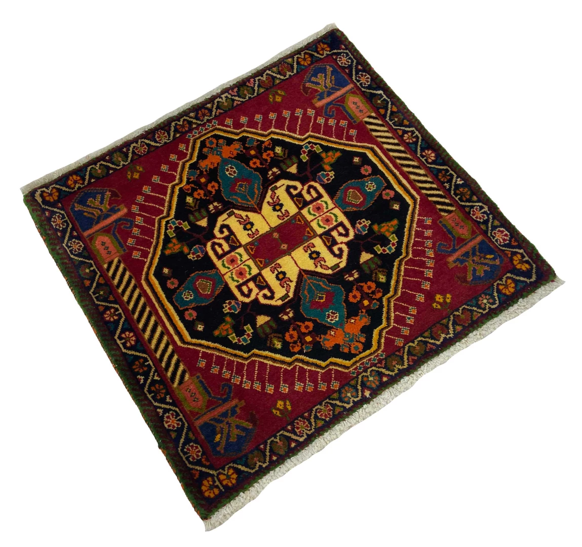 Persian Rug Fars 62 x 68 cm Wool Hand-knotted