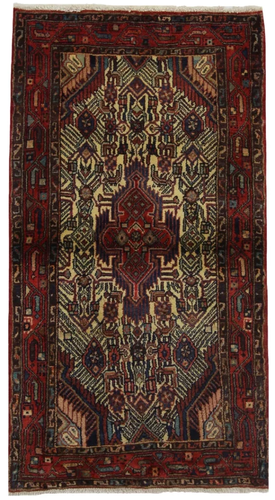 hamadan-teppich-153x84-cm-100000-350000-knoten-handgeknupft Persian Rug Hamadan 153 x 84 cm Wool Hand-knotted