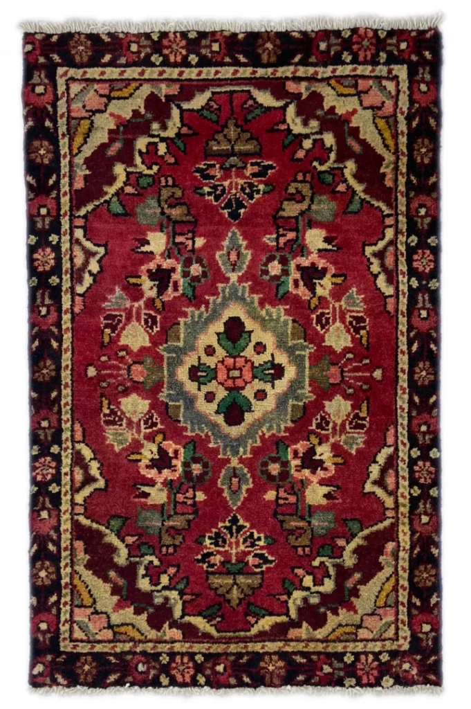 hamadan-teppich-88x57-cm-knotendichte-100000-handgeknupft-fur-teppiche Persian Rug Hamadan 88 x 57 cm Wool Hand-knotted