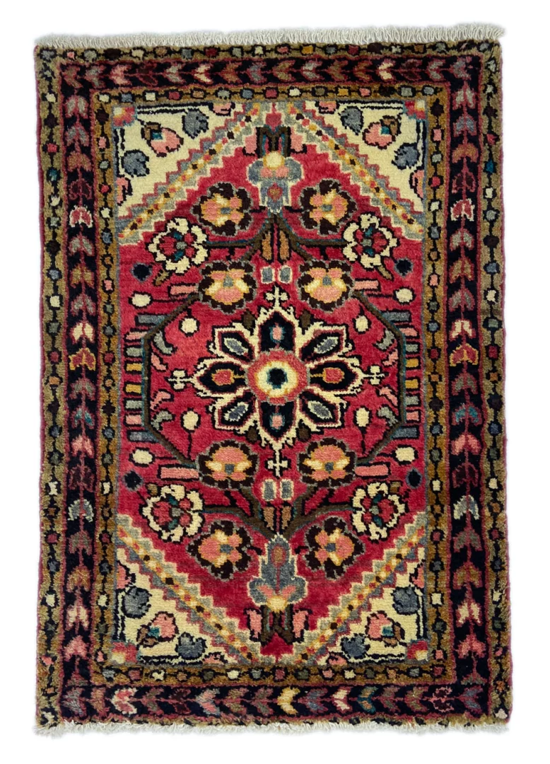 hamadan-teppich-97-x-68-cm-100000-knoten-handgeknupft-fur-teppiche Persian Rug Hamadan 97 x 68 cm Wool Hand-knotted