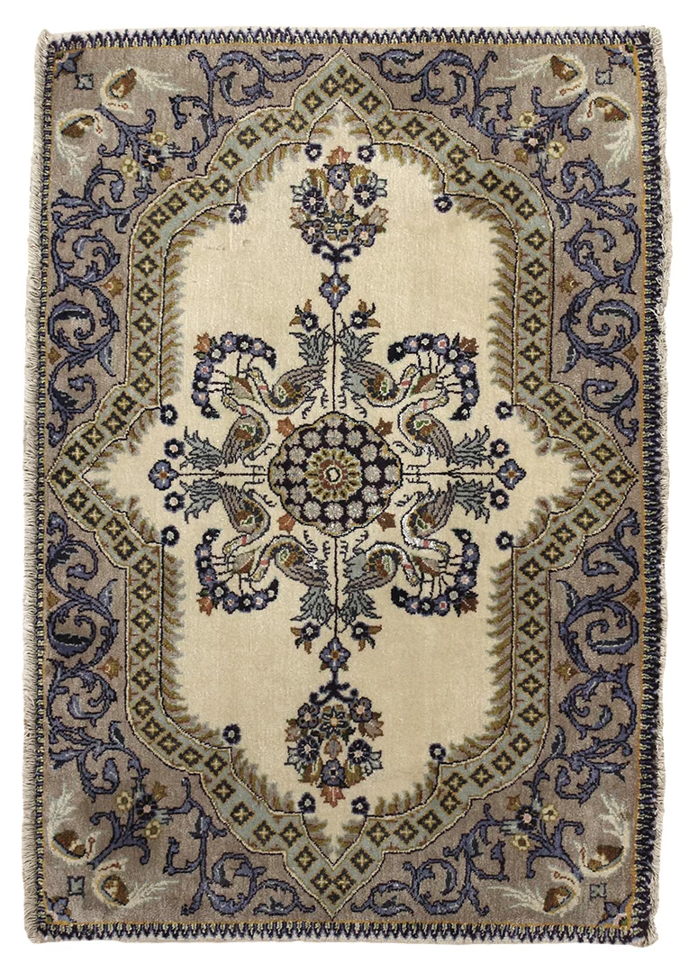 Persian Rug Kashan 100 x 69 cm Wool Hand-knotted