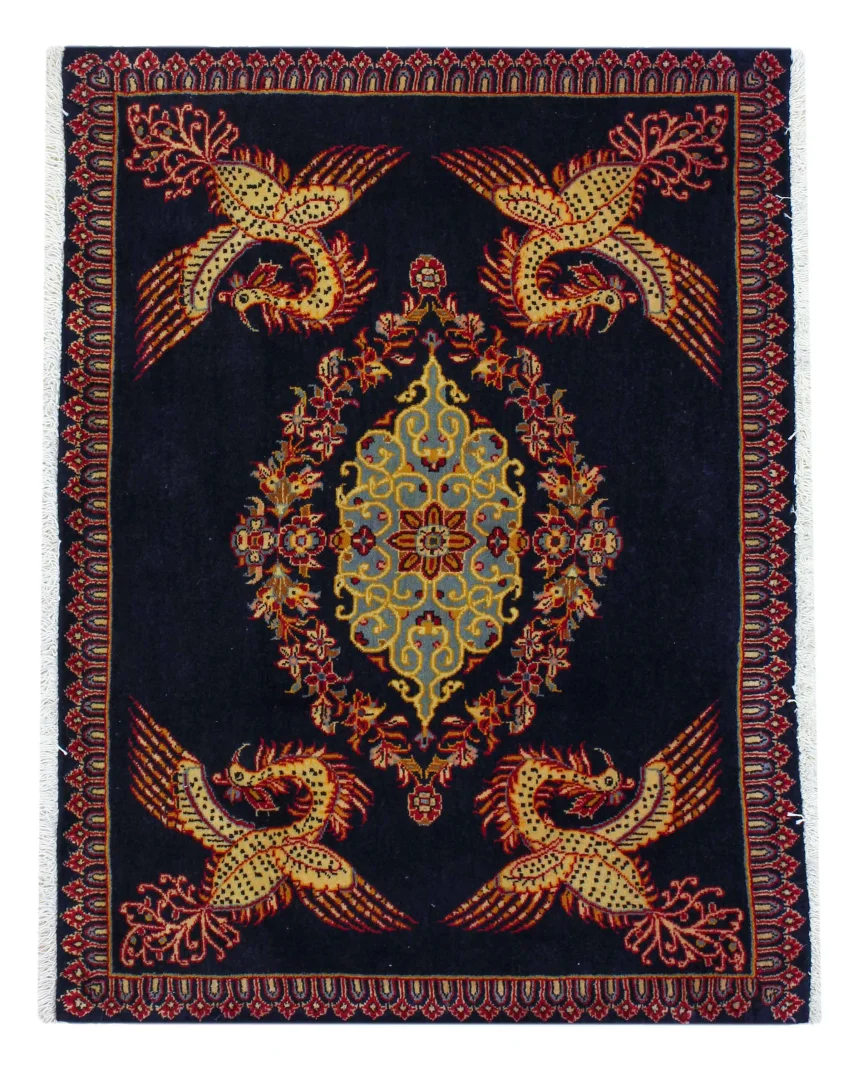 Persian Rug Kashan 100 x 74 cm Wool Hand-knotted