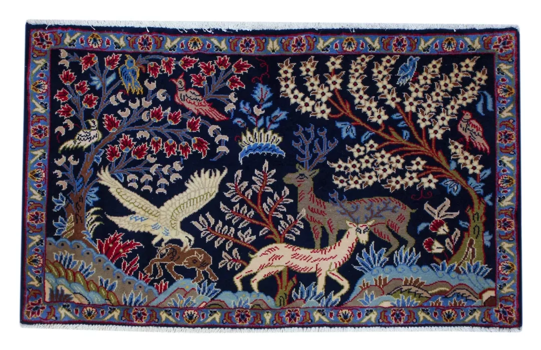 keshan-teppich-112-x-67-cm-150000-300000-knoten-handgeknupft-orientteppich-e1749821840544 Persian Rug Kashan 112 x 67 cm Wool Hand-knotted