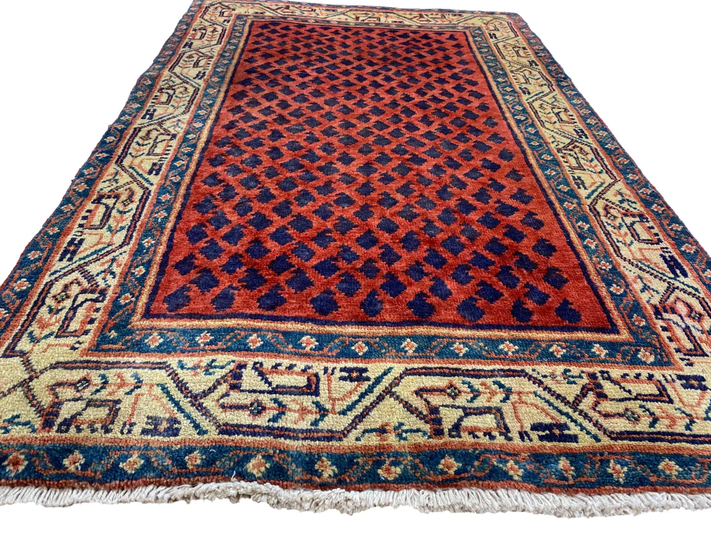 Persian Rug Hamadan 126 x 80 cm Wool Hand-knotted