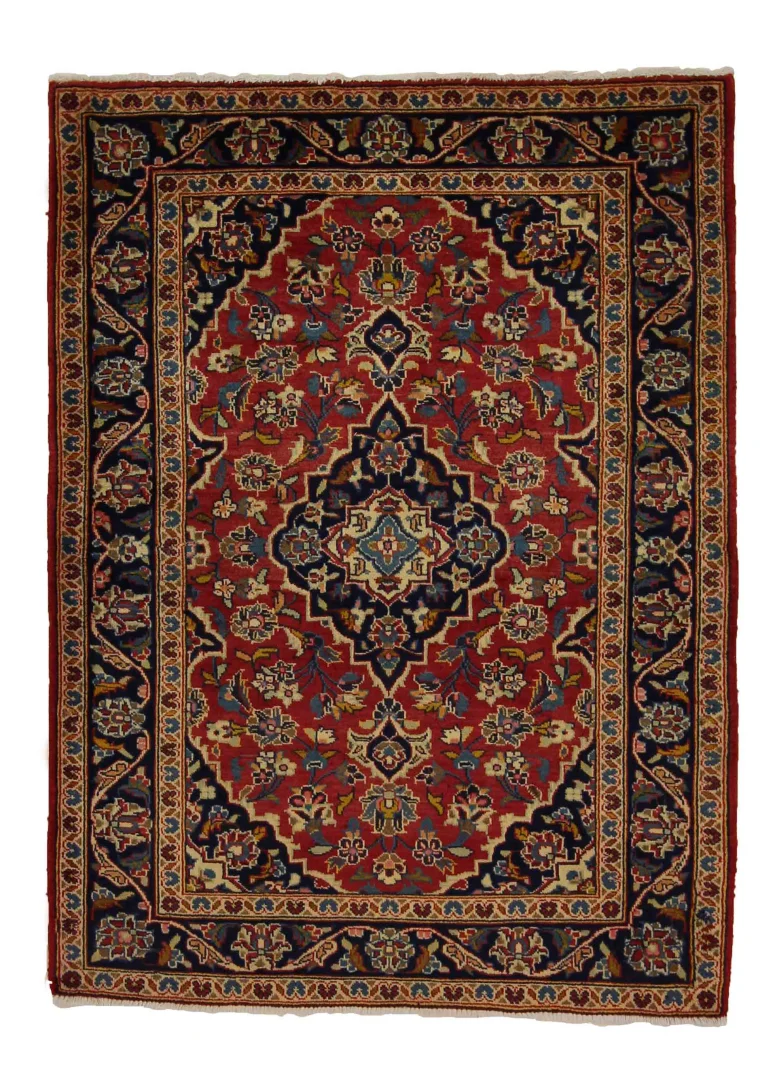 Persian Rug Kashan 136 x 100 cm Wool Hand-knotted