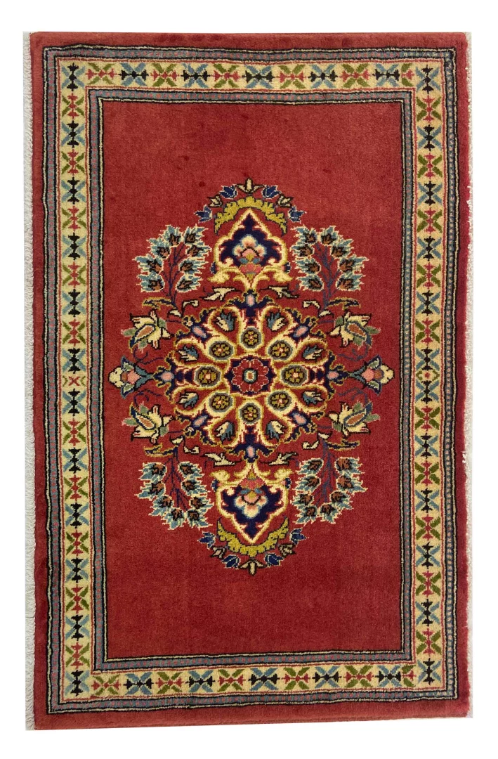 Persian Rug Kashan 64 x 102 cm Wool Hand-knotted