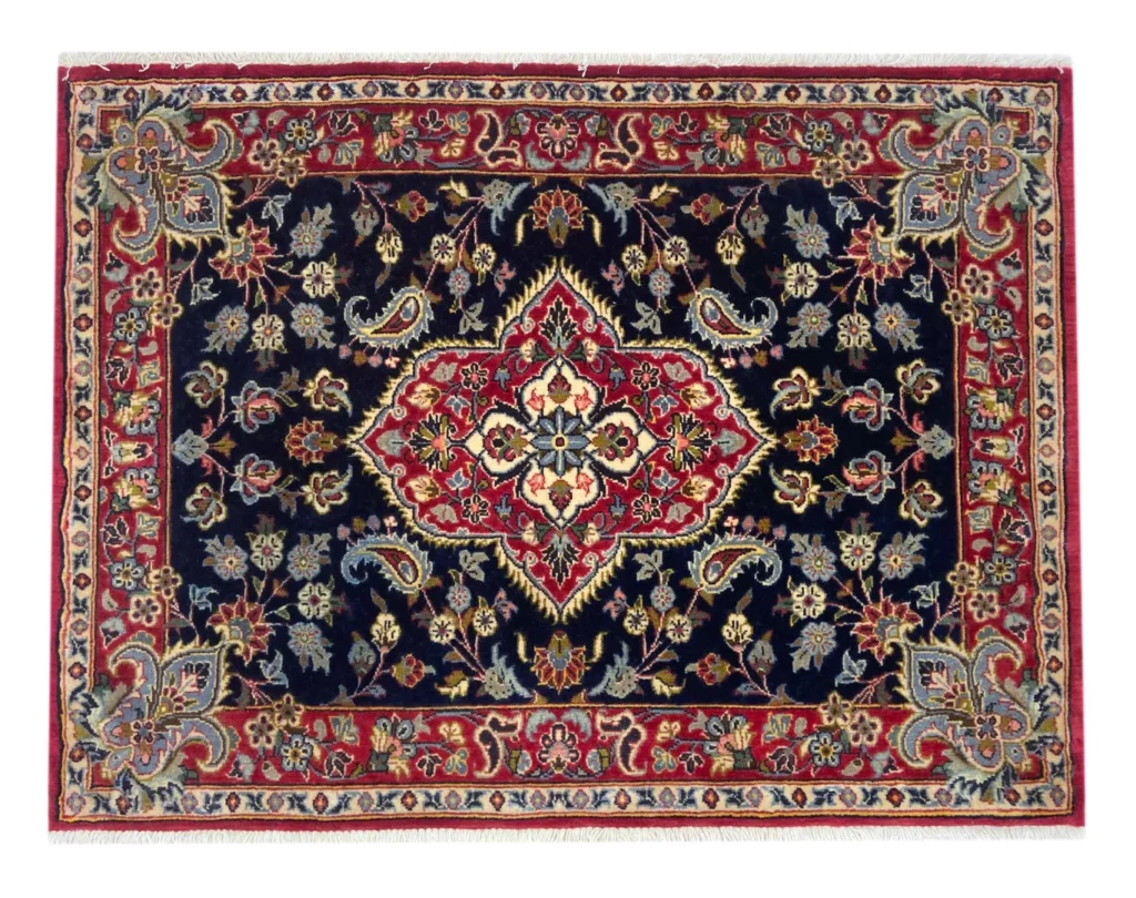 Persian Rug Kashan 75 x 100 cm Wool Hand-knotted