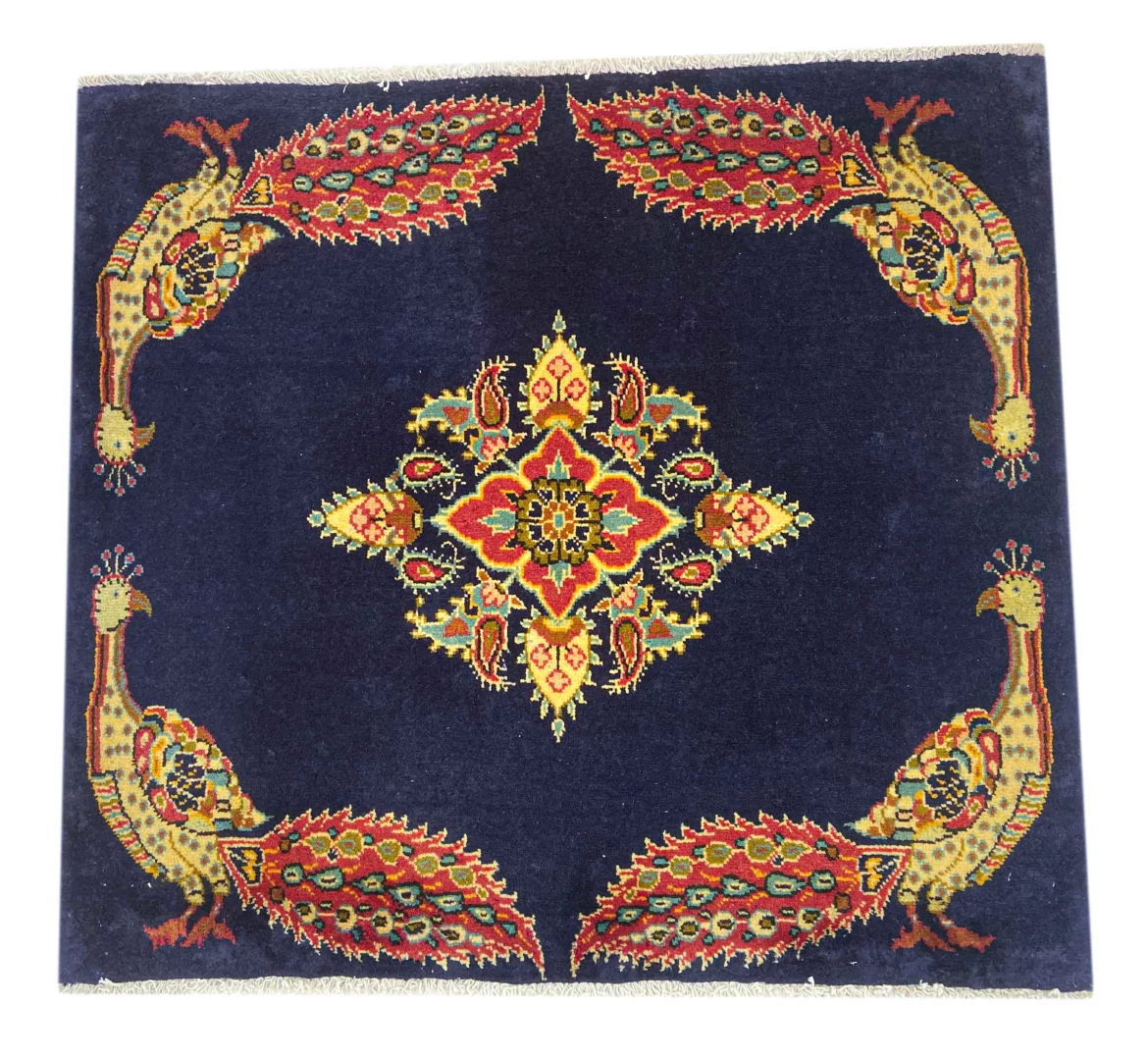 keshan-teppich-86-x-97-cm-150000-knoten-m-handgeknupft-orientteppich Persian Rug Kashan 86 x 97 cm Wool Hand-knotted