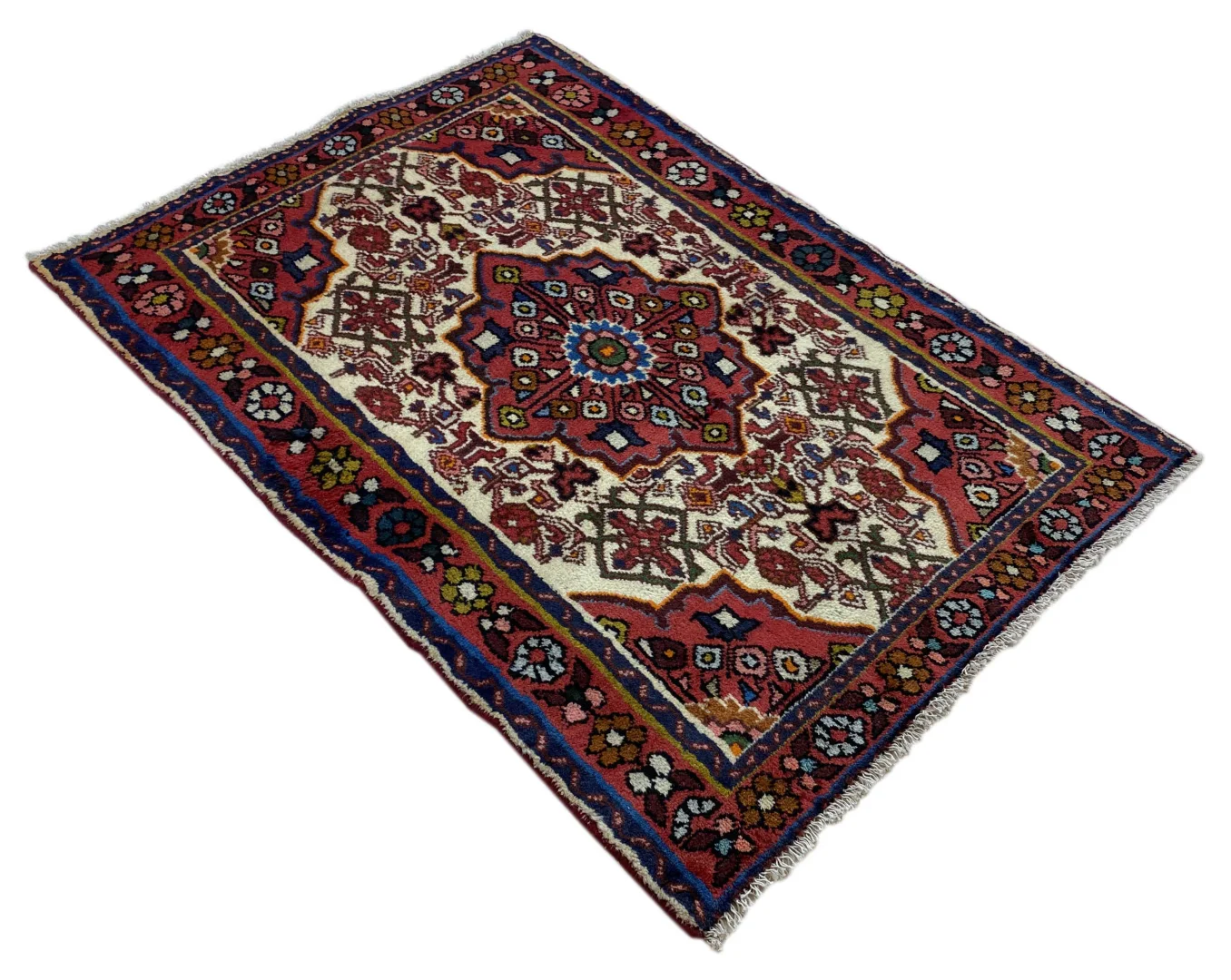 Persian Rug Hamadan 139 x 96 cm Wool Hand-knotted