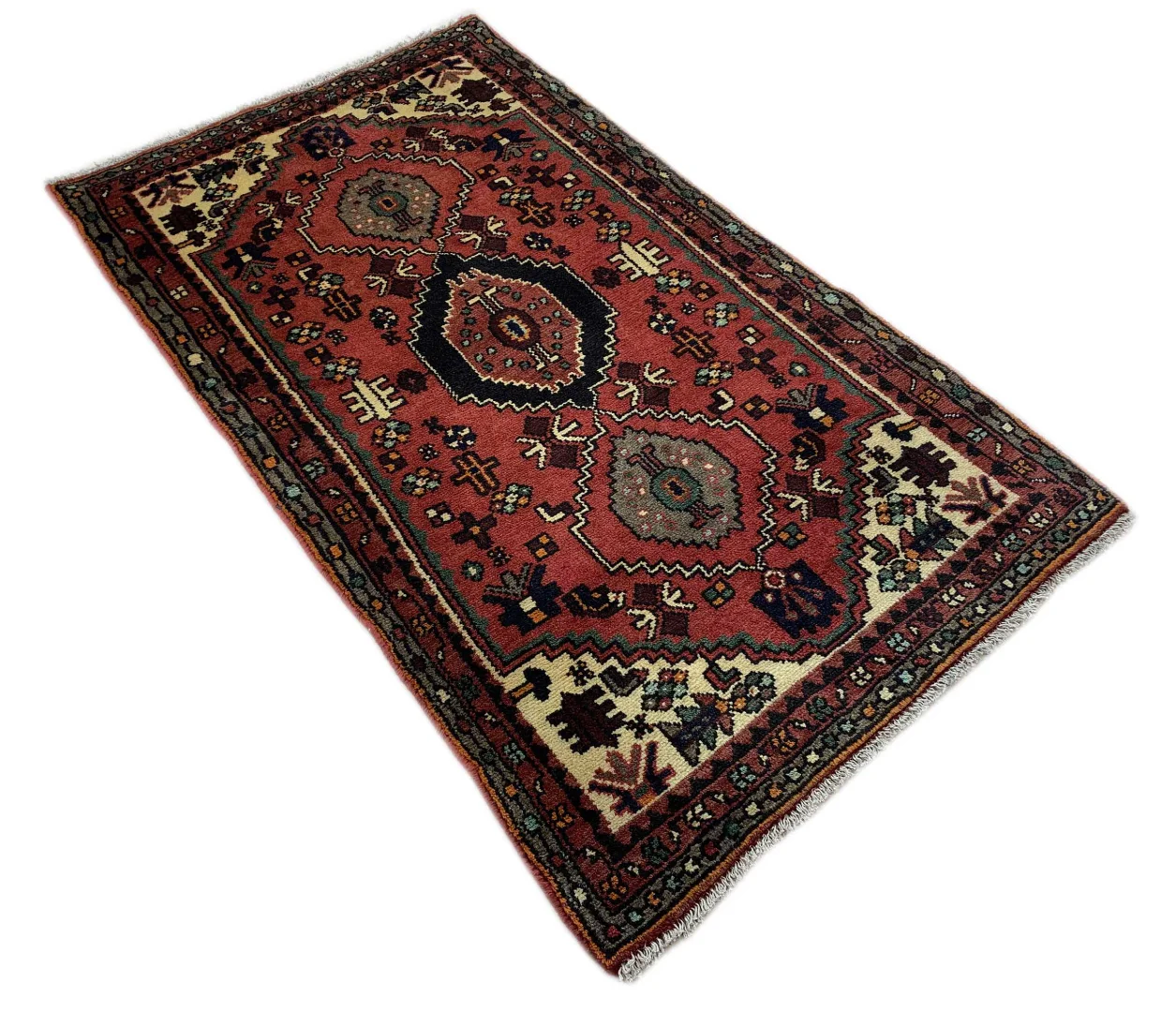 Persian Rug Hamadan 145 x 86 cm Wool Hand-knotted