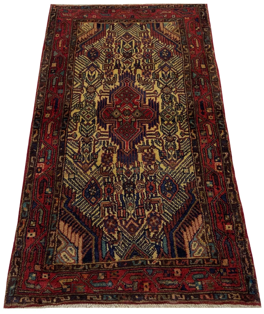 hamadan-teppich-153x84-cm-100000-350000-knoten-handgeknupft-1 Persian Rug Hamadan 153 x 84 cm Wool Hand-knotted