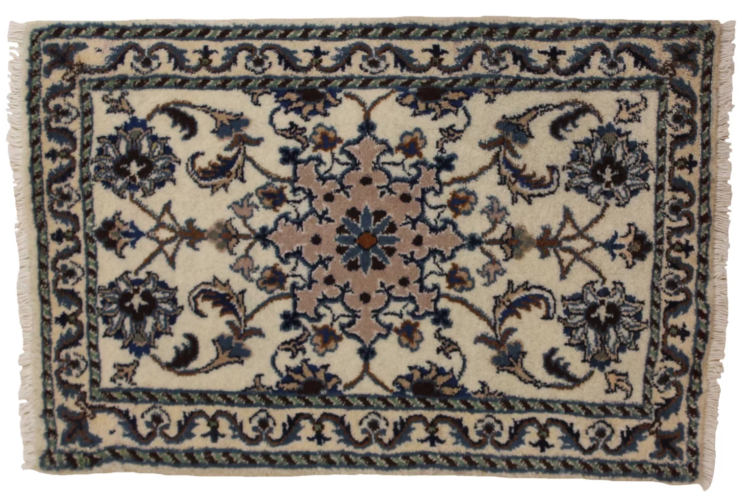 Persian Rug Nain 90 x 60 cm Wool Hand-knotted