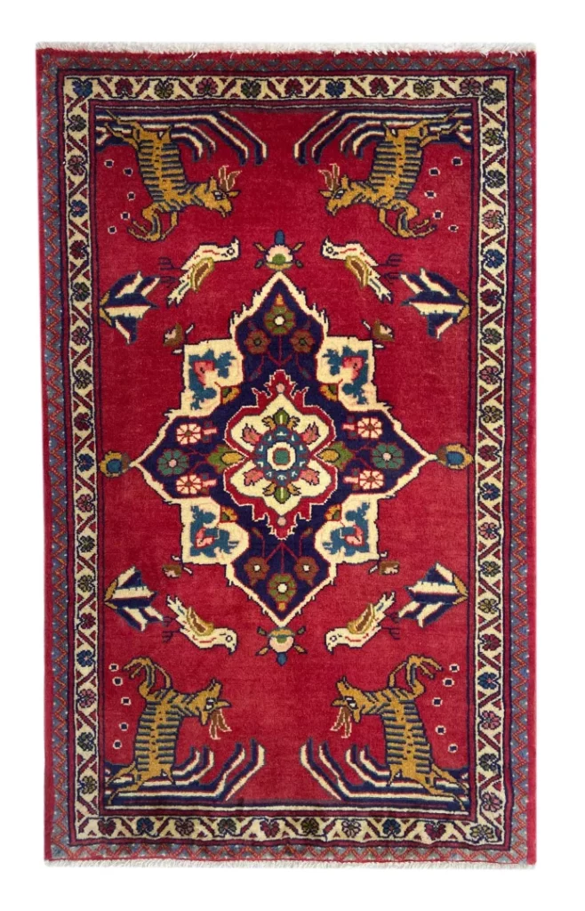 Persian Rug Sarouk 110 x 68 cm Wool Hand-knotted